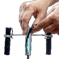 Montageschritt 3: Durchziehen